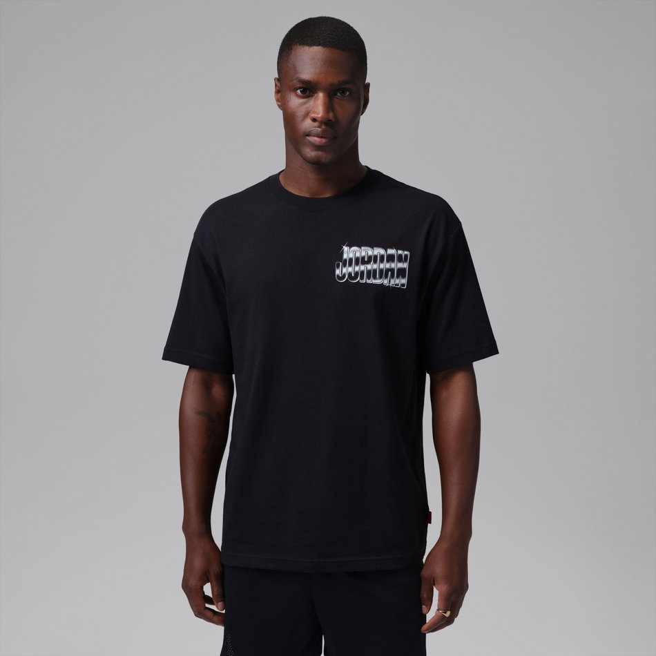 Jordan Brooklyn Gx 85 Ss Crew Erkek Siyah Tişört