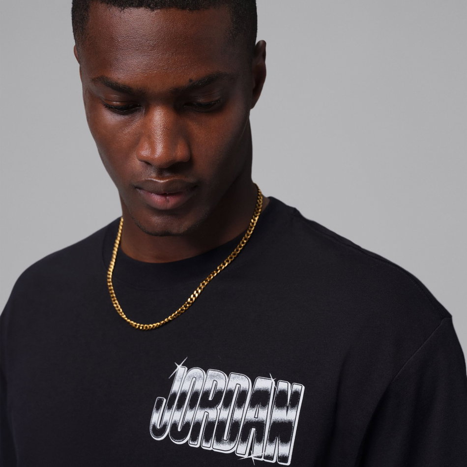 Jordan Brooklyn Gx 85 Ss Crew Erkek Siyah Tişört