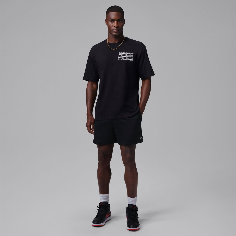 Jordan Brooklyn Gx 85 Ss Crew Erkek Siyah Tişört