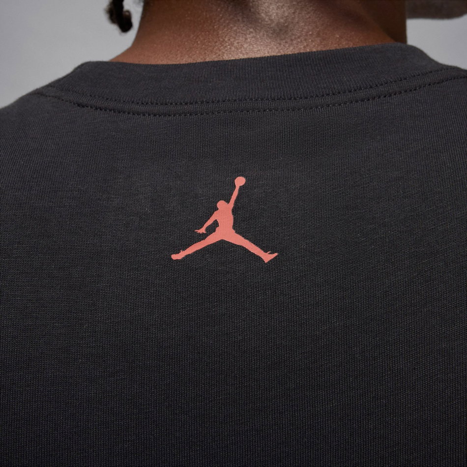 Jordan Brooklyn Holiday Crew Erkek Siyah Tişört