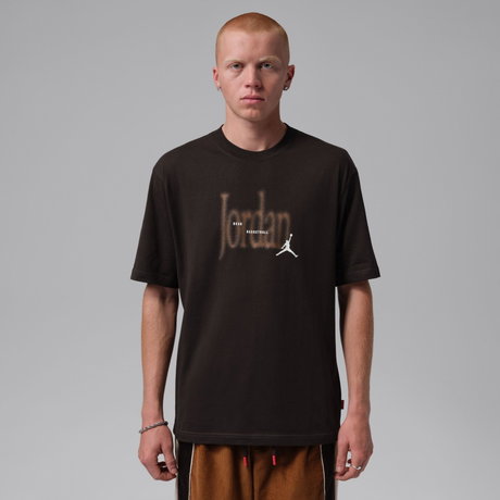 JORDAN - Jordan Brooklyn Love 85 Ss Crew Erkek Kahverengi Tişört