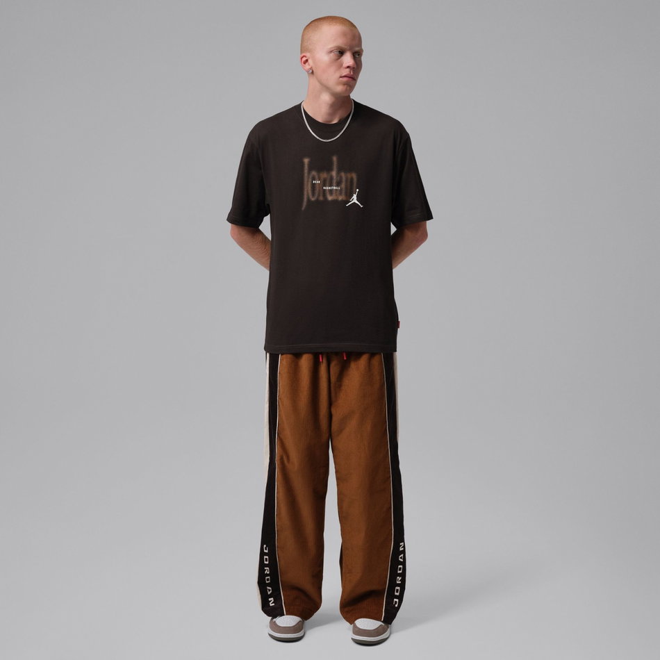 Jordan Brooklyn Love 85 Ss Crew Erkek Kahverengi Tişört