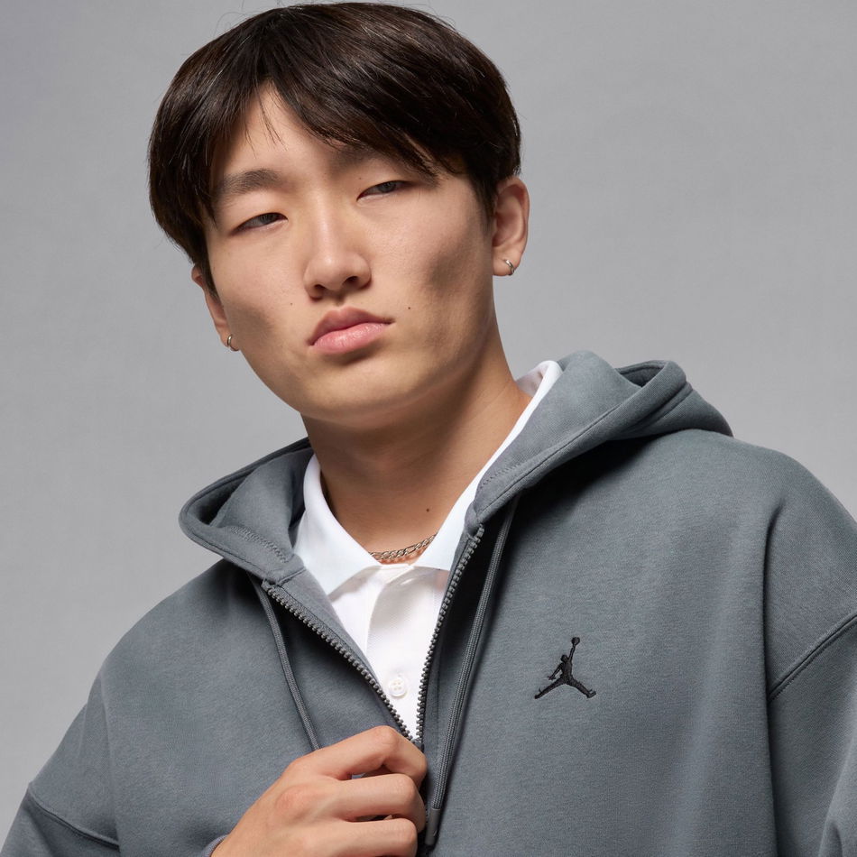 Jordan Brooklyn Os FZ Hoodie Erkek Sweatshirt