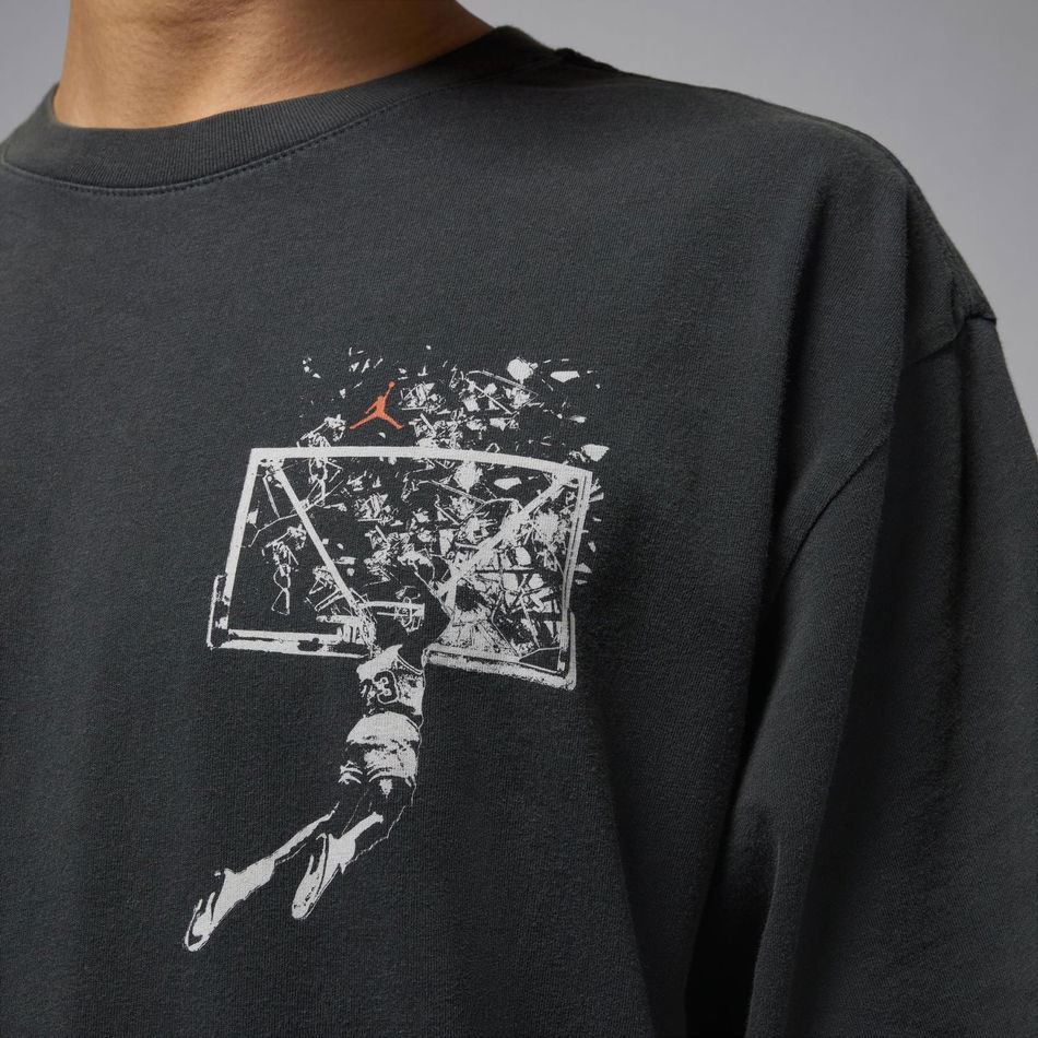 Jordan Brooklyn Os GFX SS Crew Erkek Tişört