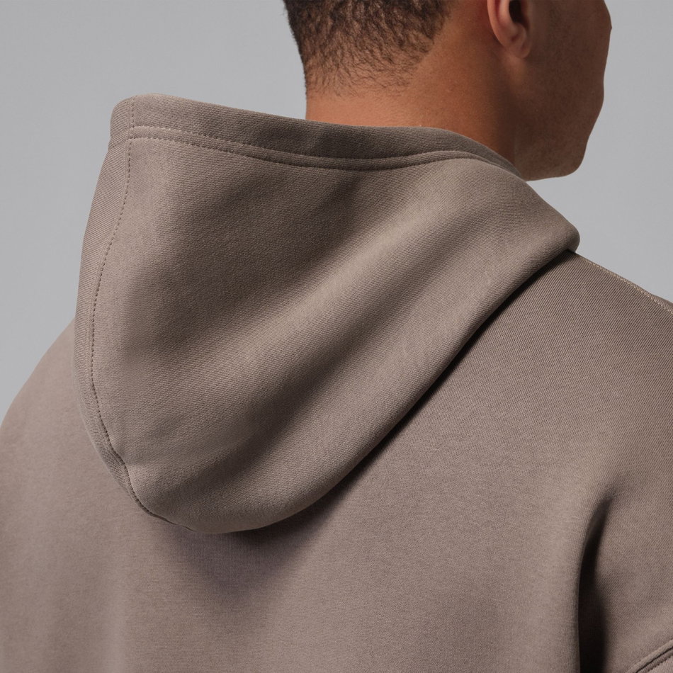 Jordan Brooklyn Os Po Hoodie Erkek Kahverengi Sweatshirt