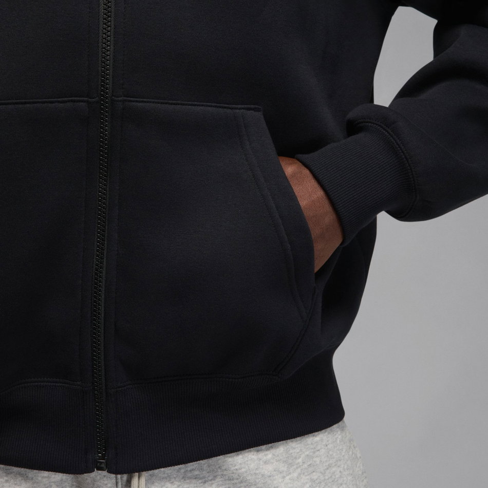 Jordan Brooklyn Oversize FZ Hoodie Erkek Siyah Sweatshirt