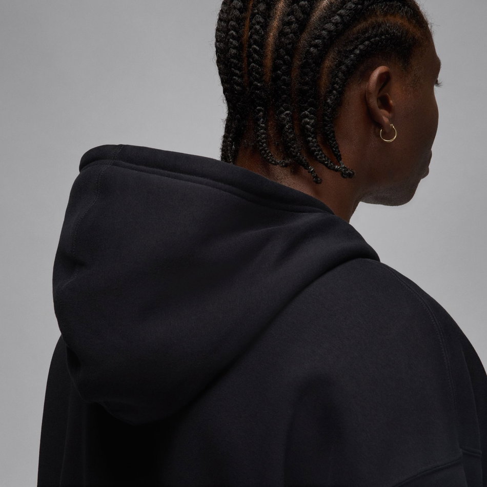 Jordan Brooklyn Oversize FZ Hoodie Erkek Siyah Sweatshirt