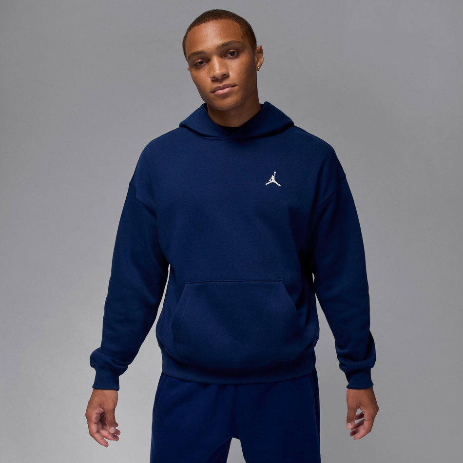 Jordan Brooklyn Oversize Po Hoodie Erkek Mavi Sweatshirt