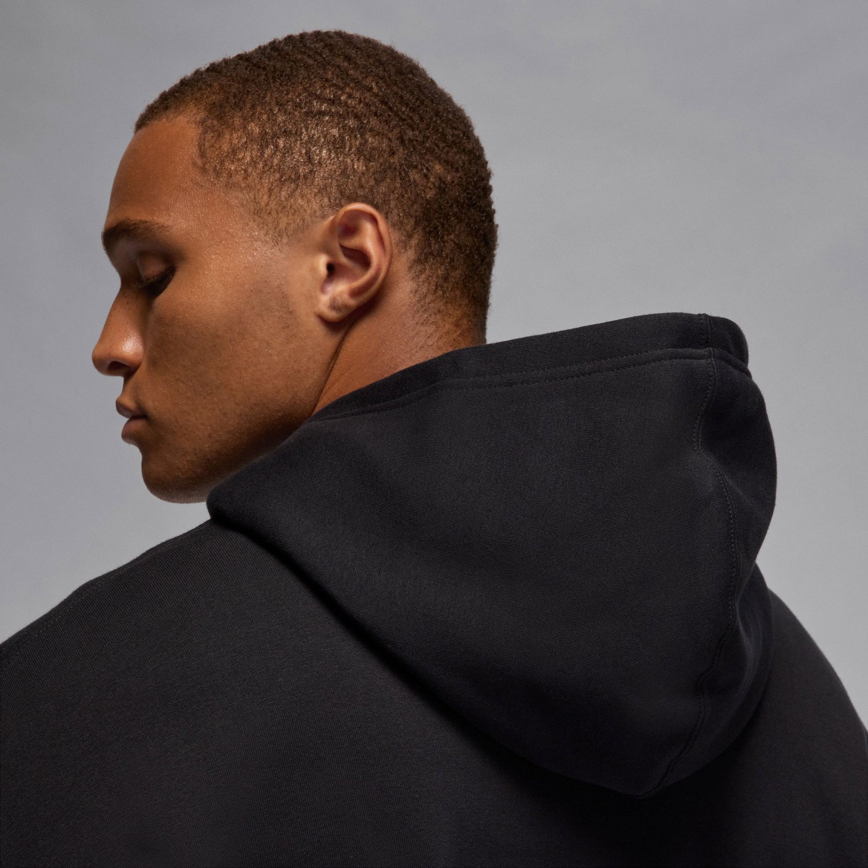Nike Jordan Brooklyn Oversize Po Hoodie Erkek Siyah Sweatshirt