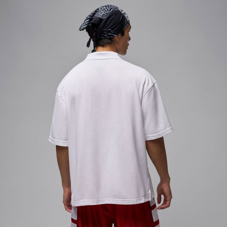 JORDAN - Jordan Brooklyn Polo Top Erkek Beyaz Tişört (1)
