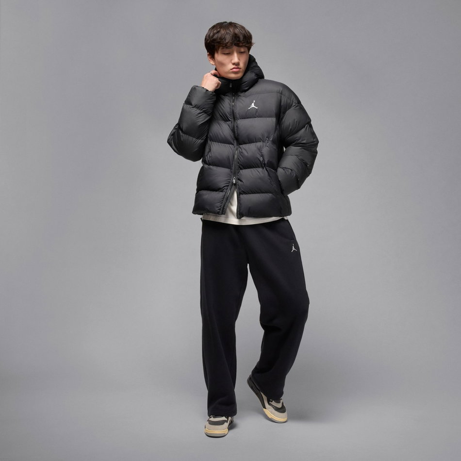 Jordan Brooklyn Puffer Jacket Erkek Siyah Mont