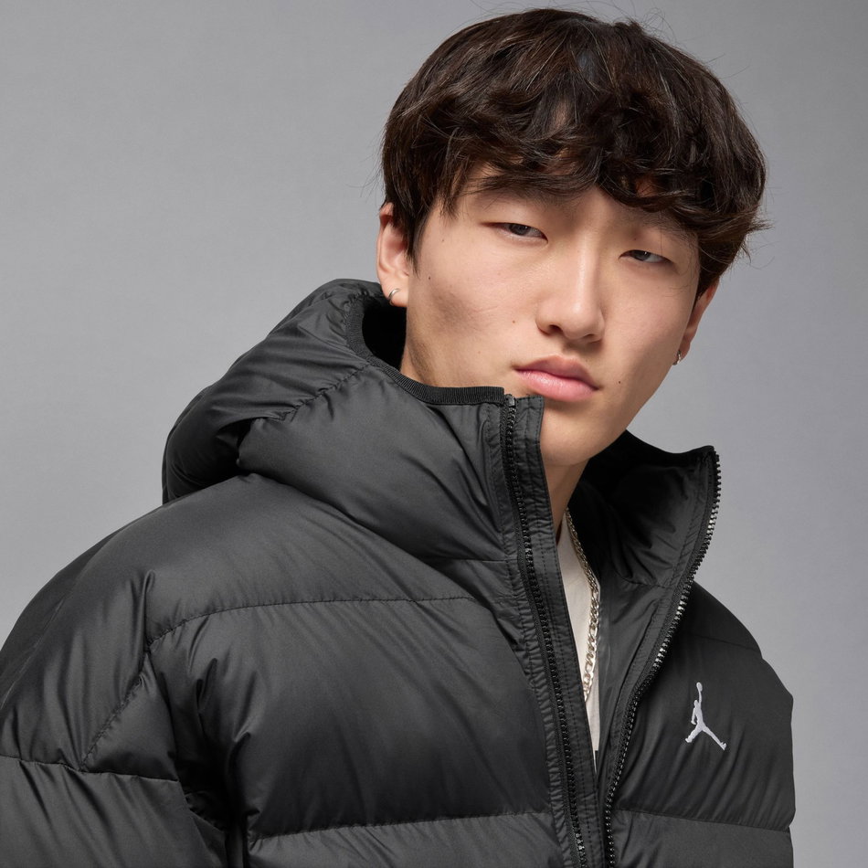 Jordan Brooklyn Puffer Jacket Erkek Siyah Mont