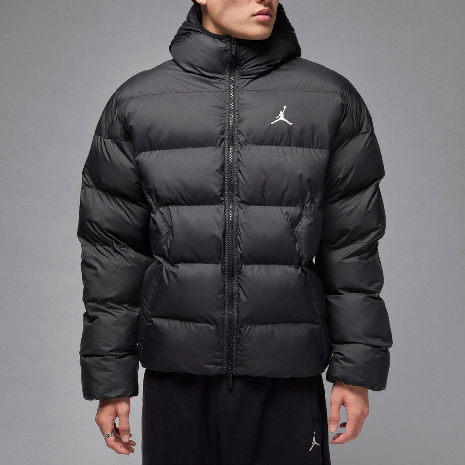 Jordan Brooklyn Puffer Jacket Erkek Siyah Mont