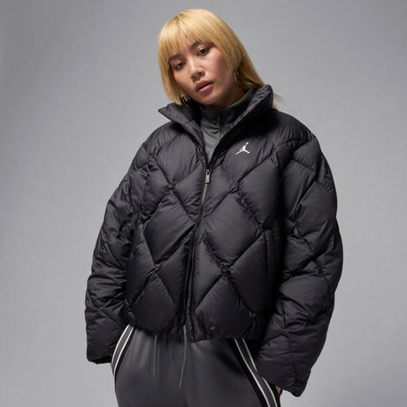 JORDAN - Jordan Brooklyn Puffer Kadın Siyah Mont