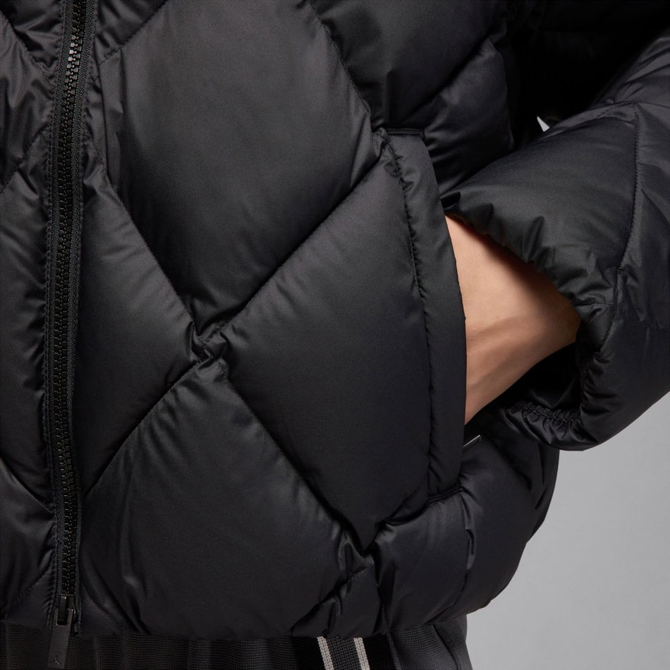 Jordan Brooklyn Puffer Kadın Siyah Mont