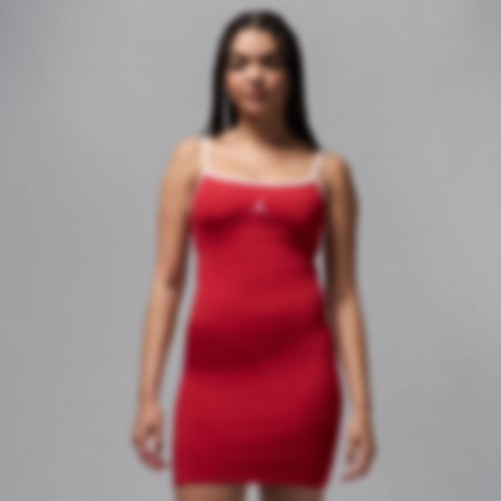 JORDAN - Jordan Brooklyn Slim Tank Dress Kadın Kırmızı Elbise