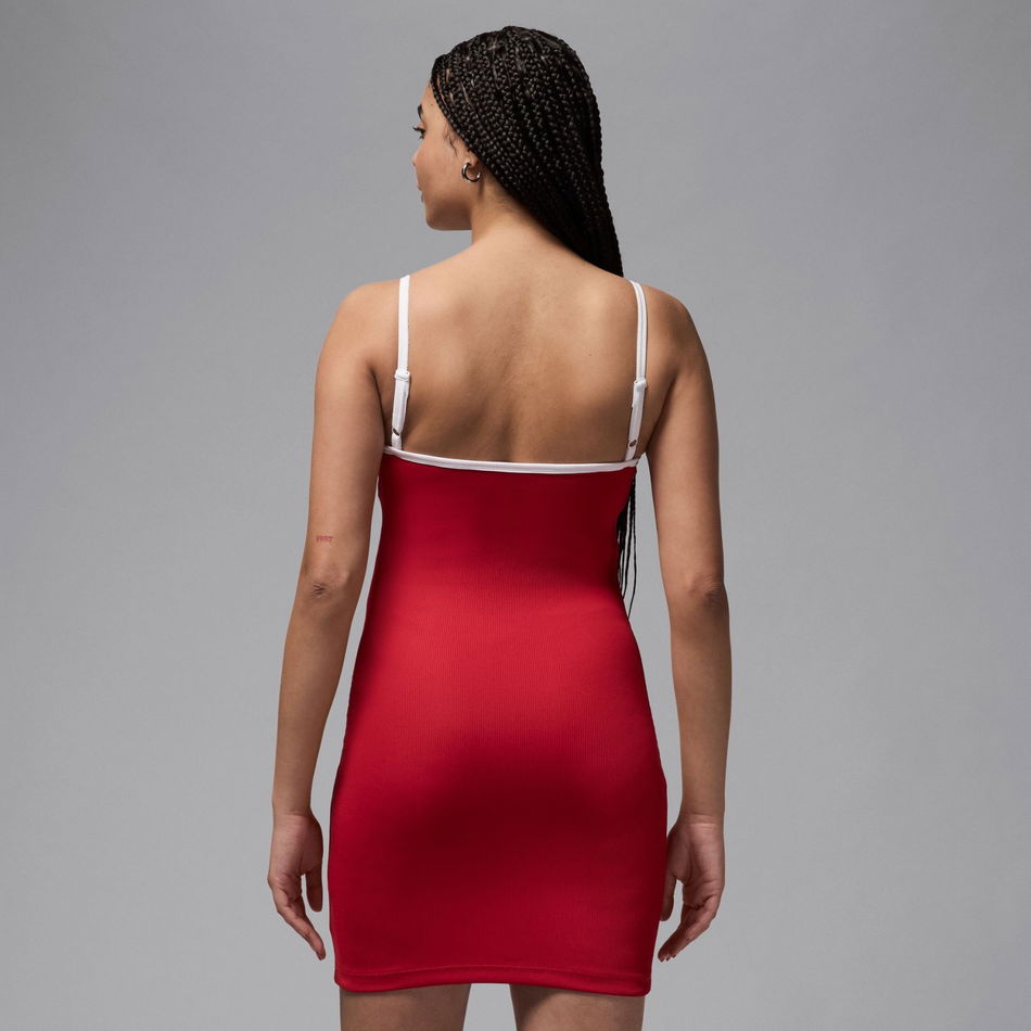 Jordan Brooklyn Slim Tank Dress Kadın Kırmızı Elbise