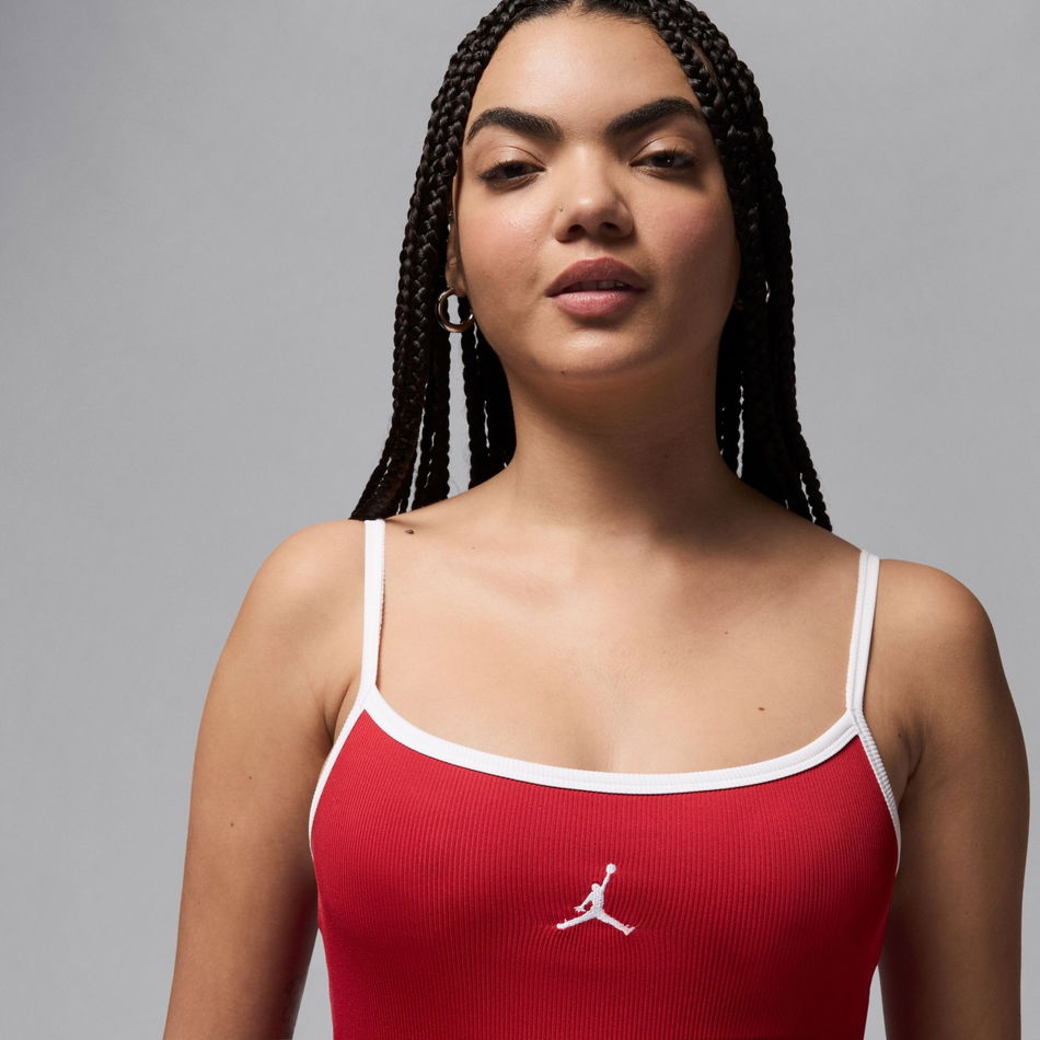 Jordan Brooklyn Slim Tank Dress Kadın Kırmızı Elbise