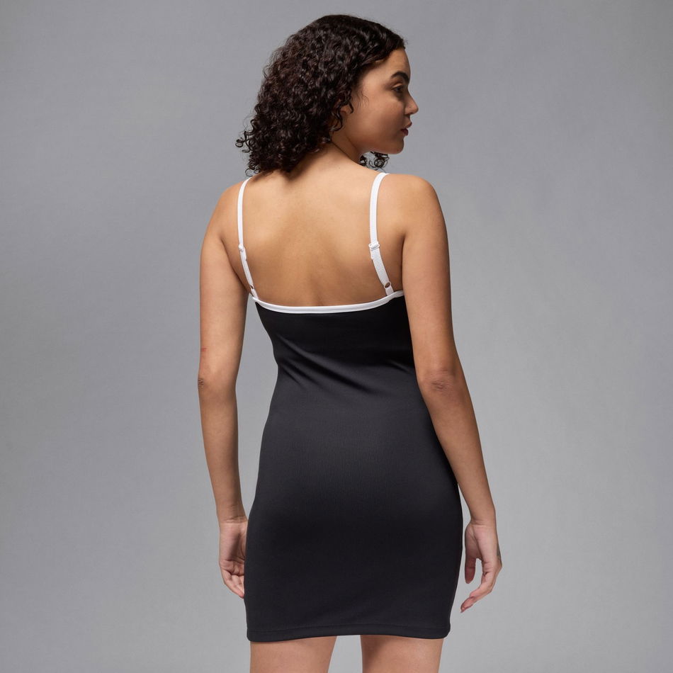Jordan Brooklyn Slim Tank Dress Kadın Siyah Elbise