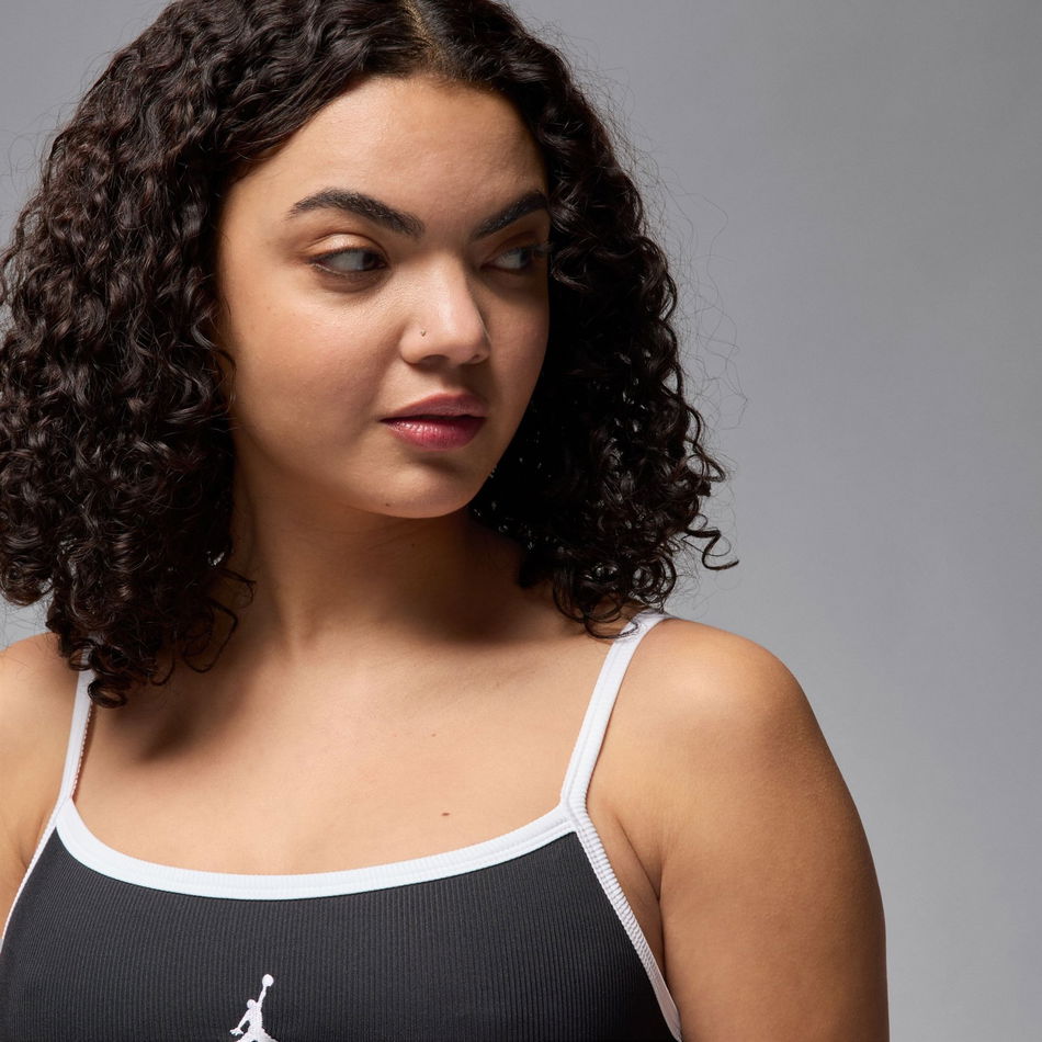 Jordan Brooklyn Slim Tank Dress Kadın Siyah Elbise
