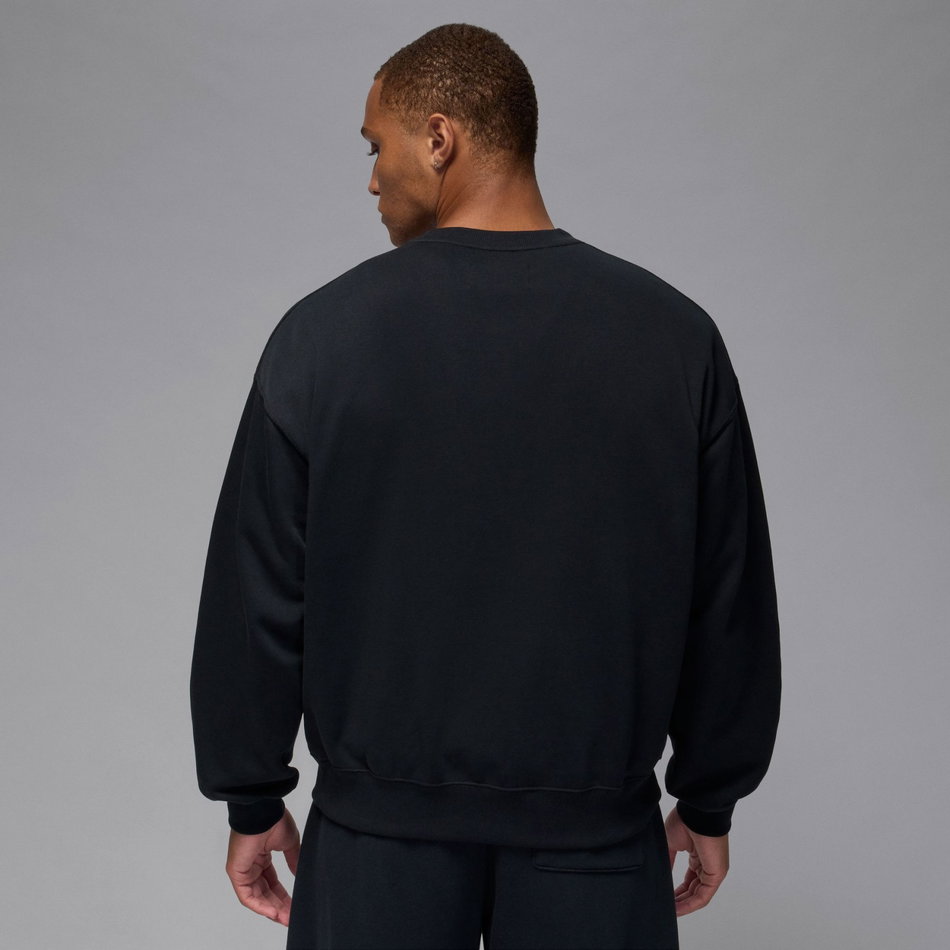 Jordan Brooklyn Snowscape Crew Erkek Siyah Sweatshirt