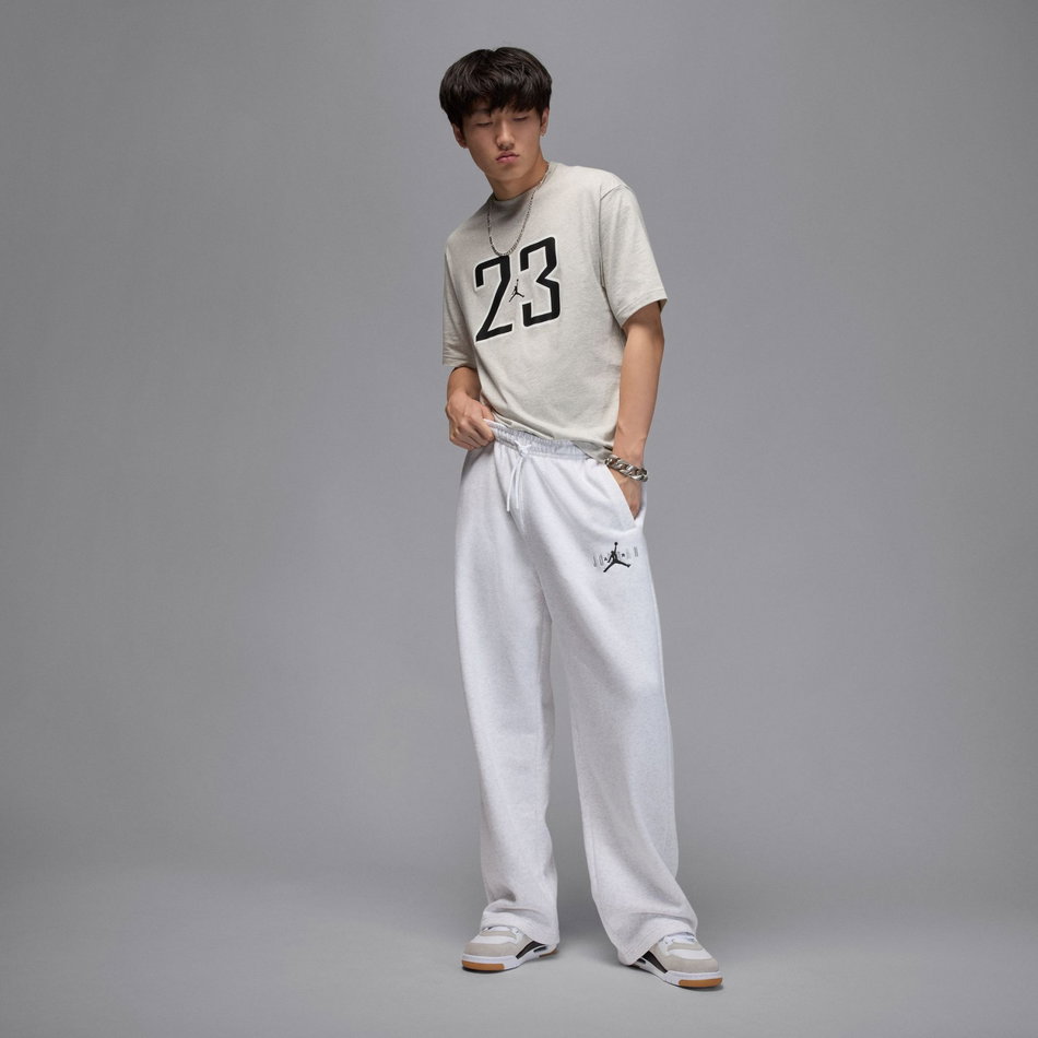 Jordan Brooklyn SS Crew Erkek Bej Tişört