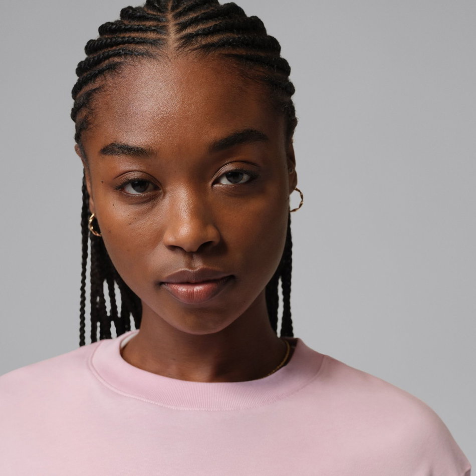 Jordan Brooklyn Ss Gf Tee Kadın Pembe Tişört