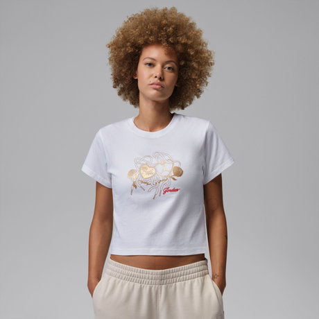 JORDAN - Jordan Brooklyn Ss Gfx Tee Kadın Tişört