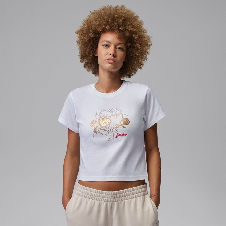 Jordan Brooklyn Ss Gfx Tee Kadın Tişört