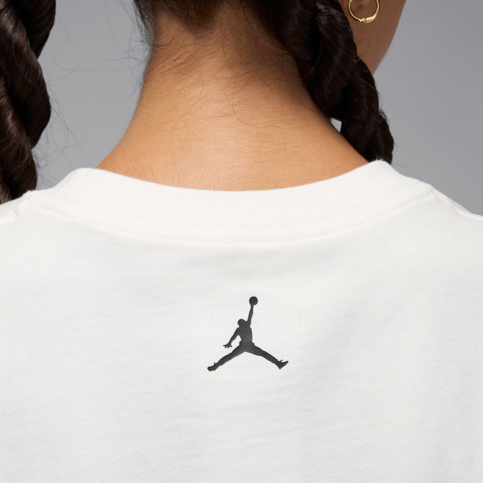 Jordan Brooklyn SS Tee AJXI Kadın Beyaz Tişört
