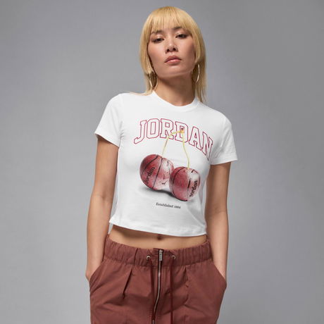 JORDAN - Jordan Brooklyn SS TMID GFX Tee Kadın Tişört