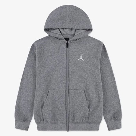 NIKE - Jordan Brooklyn Ft Fz Çocuk Gri Sweatshirt