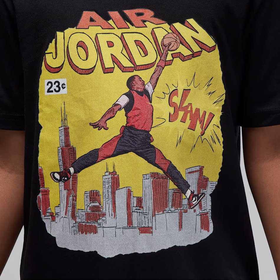 Jordan Comic Slam Çocuk Siyah Tişört