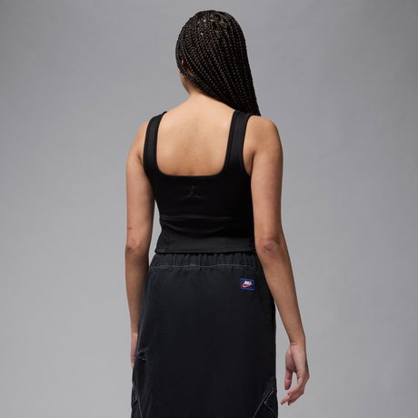 JORDAN - Jordan Crop Lifestyle Tank Kadın Siyah Atlet (1)