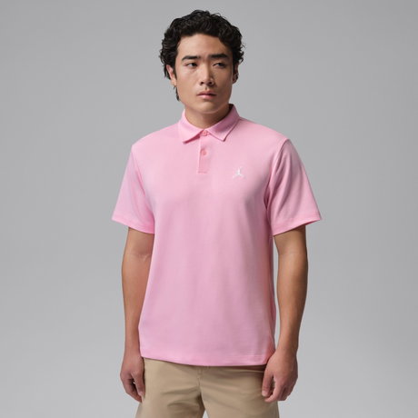JORDAN - Jordan Dri-FIT Golf Polo Erkek Pembe Tişört