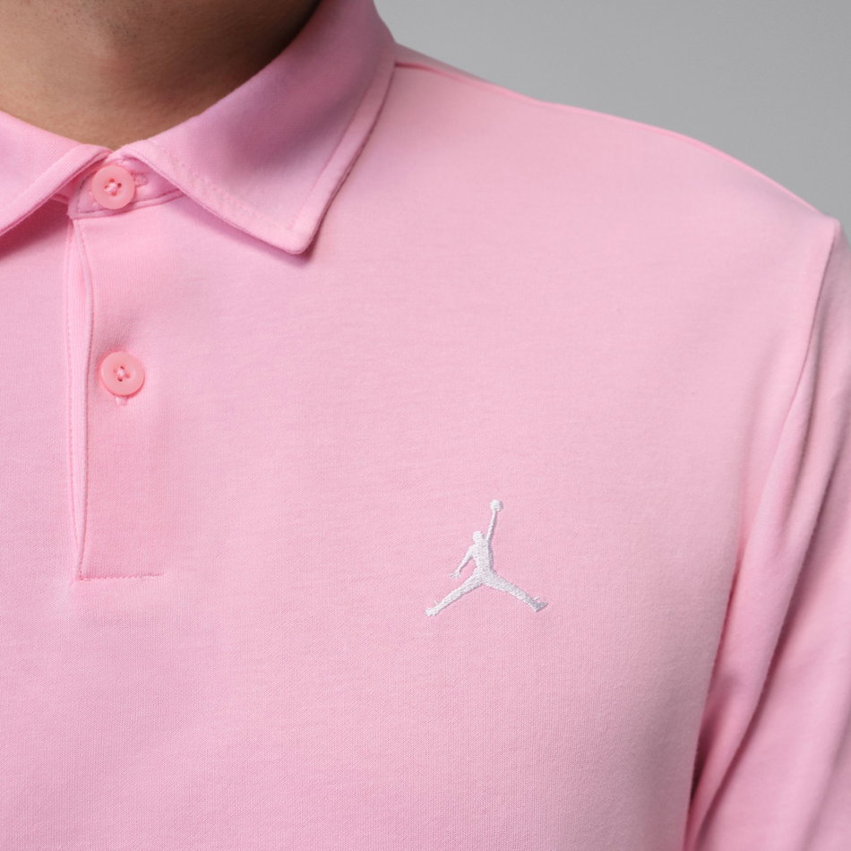 Jordan Dri-FIT Golf Polo Erkek Pembe Tişört