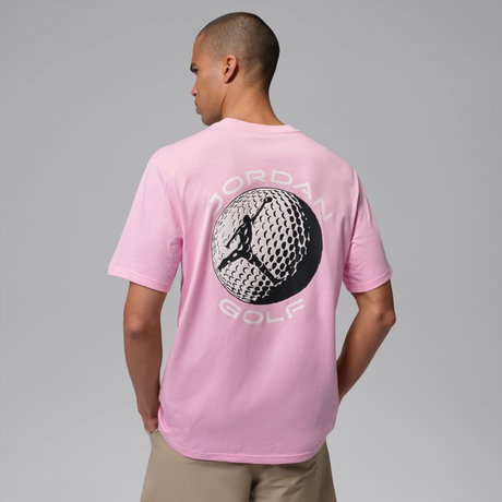 JORDAN - Jordan Dri-FIT Golf Ss Crew Erkek Pembe Tişört