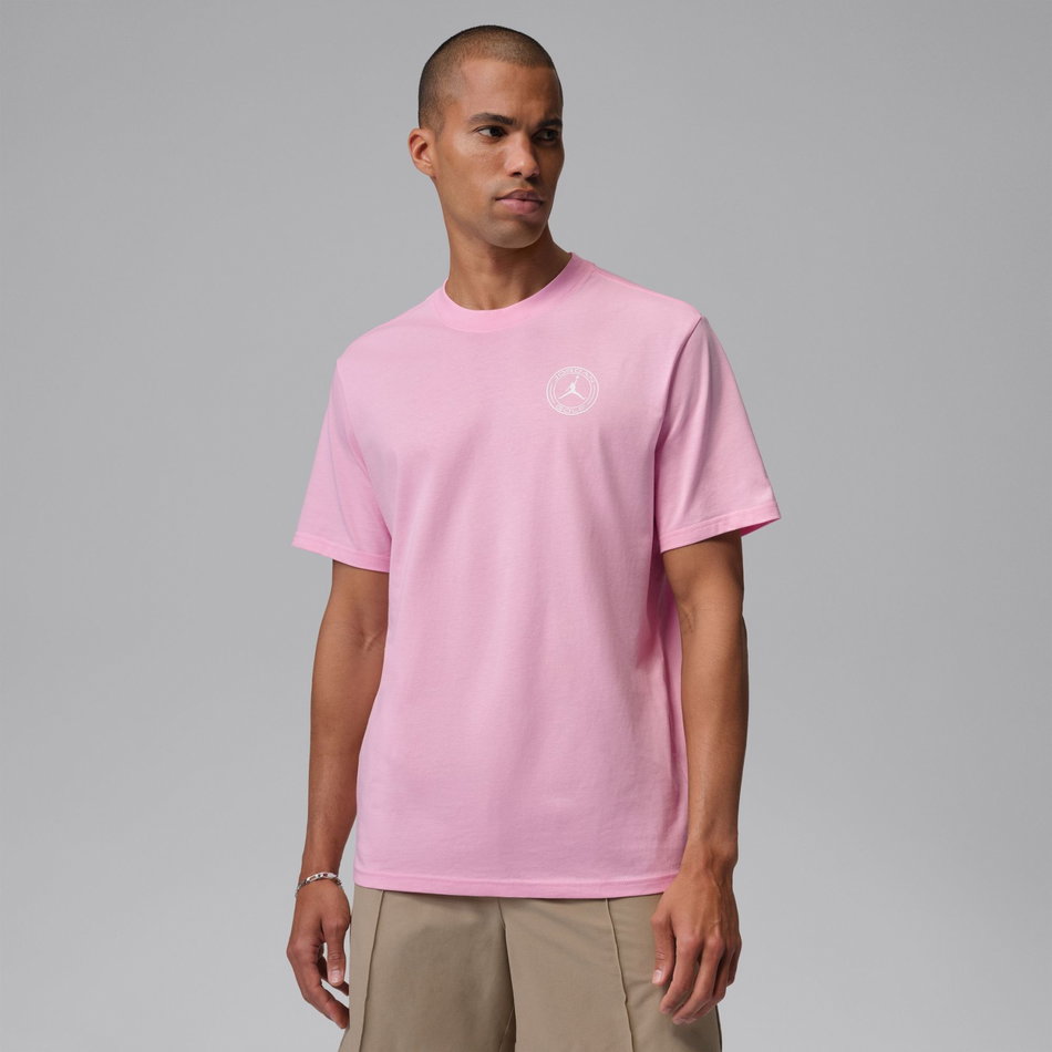 Jordan Dri-FIT Golf Ss Crew Erkek Pembe Tişört