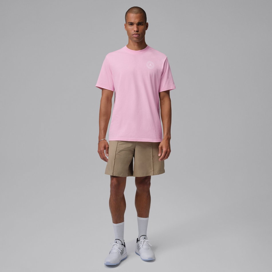 Jordan Dri-FIT Golf Ss Crew Erkek Pembe Tişört