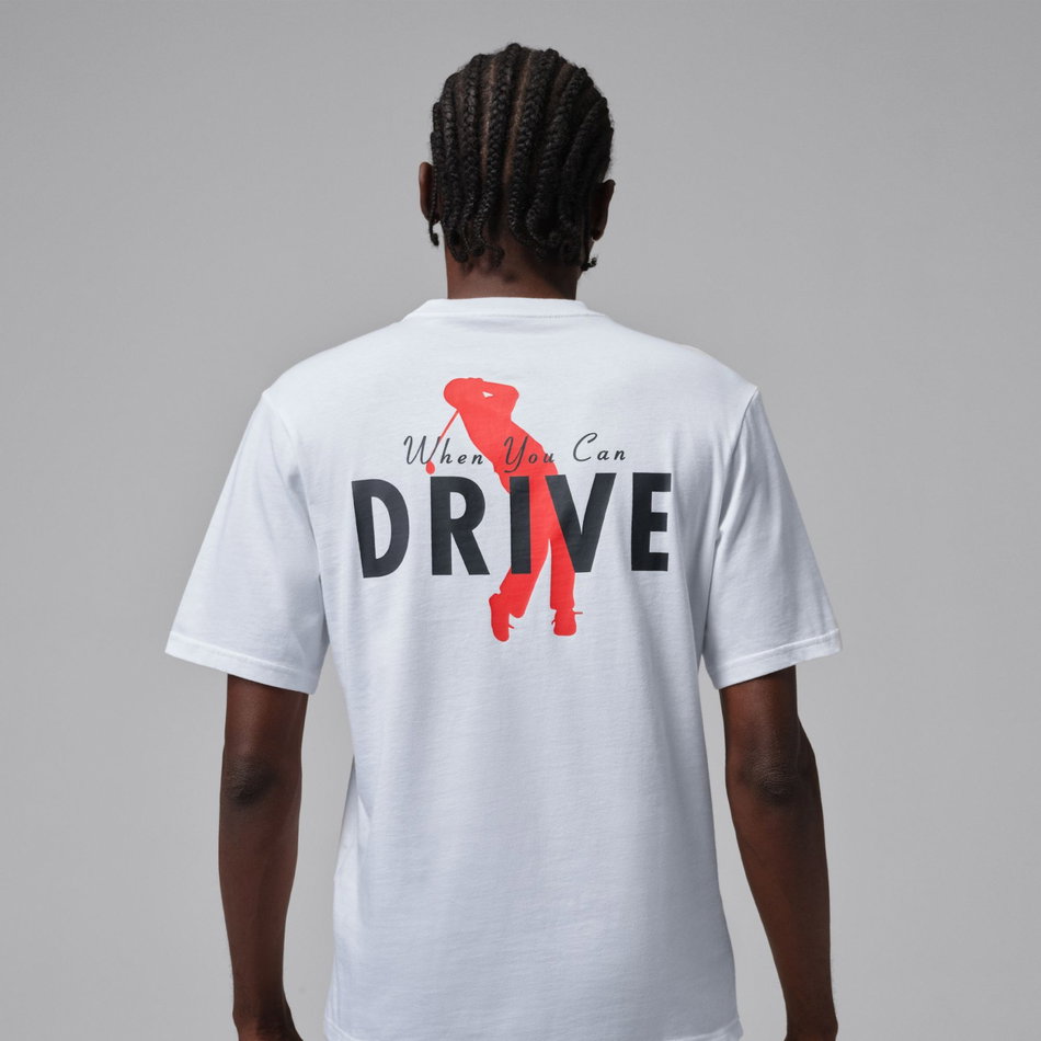 Jordan Dri-FIT Golf Tee Erkek Beyaz Tişört
