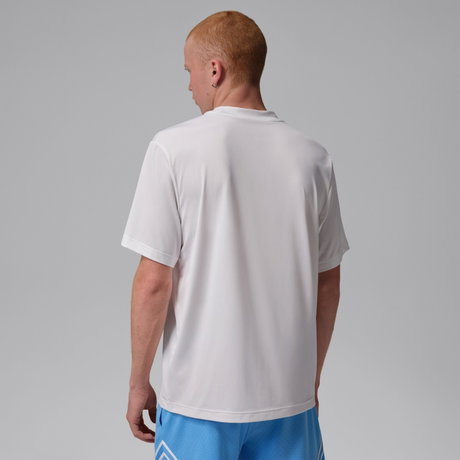 JORDAN - Jordan Dri-FIT Sport Essentials Ss Top Erkek Beyaz Tişört (1)