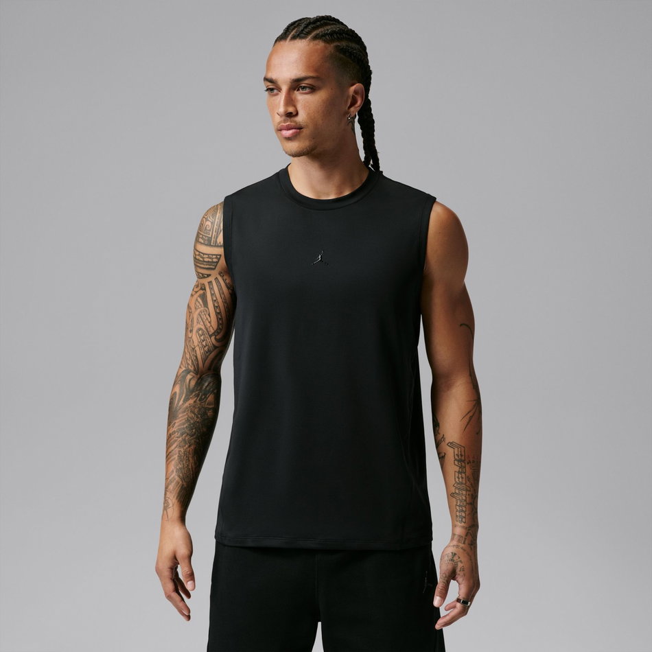 Jordan Dri-FIT Sport Flightweight SL Top Erkek Siyah Atlet