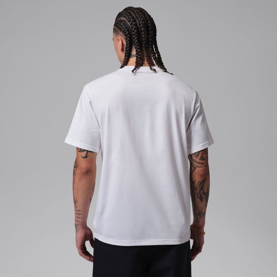 Jordan Dri-FIT Sport Gfx Ss Crew Erkek Beyaz Tişört