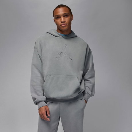 JORDAN - Jordan Dri-FIT Sport Hoop Fleece Po Erkek Gri Sweatshirt