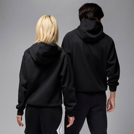 JORDAN - Jordan Dri-FIT Sport Hoop Fleece Po Erkek Siyah Sweatshirt (1)
