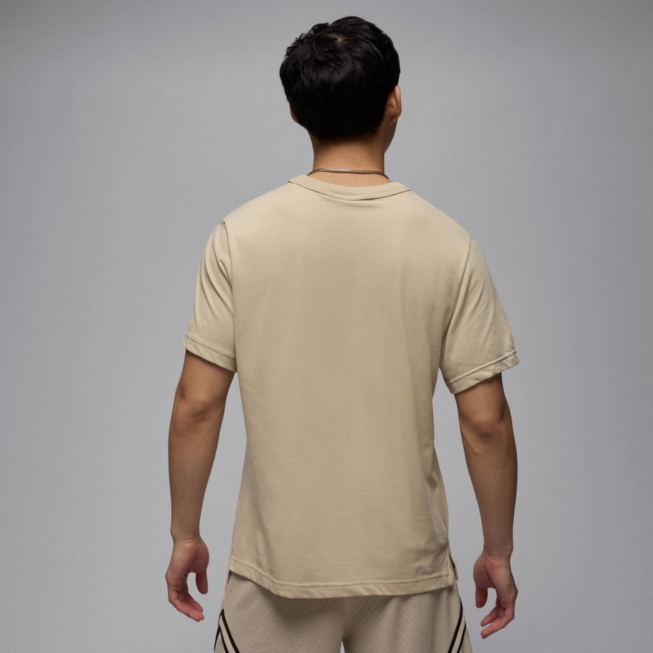 Jordan Dri-Fit Sport SS Top Erkek Bej Tişört