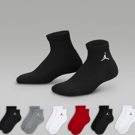 JORDAN - Jordan Essential Çocuk Renkli Çorap (6 Çift)