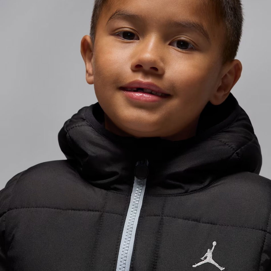 Jordan Essential Midweight Puffer Çocuk Siyah Mont