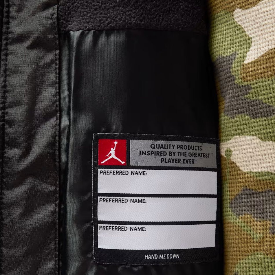 Jordan Essential Midweight Puffer Çocuk Siyah Mont