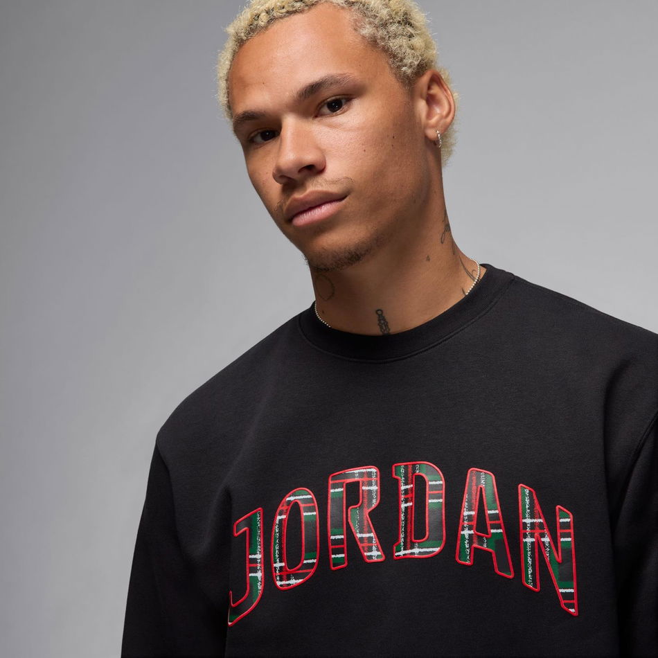 Jordan Essentials Holiday Fleece Crew Erkek Sweatshirt